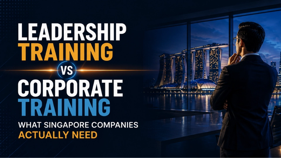 Leadership Training vs Corporate Training: What Singapore Companies Actually Need