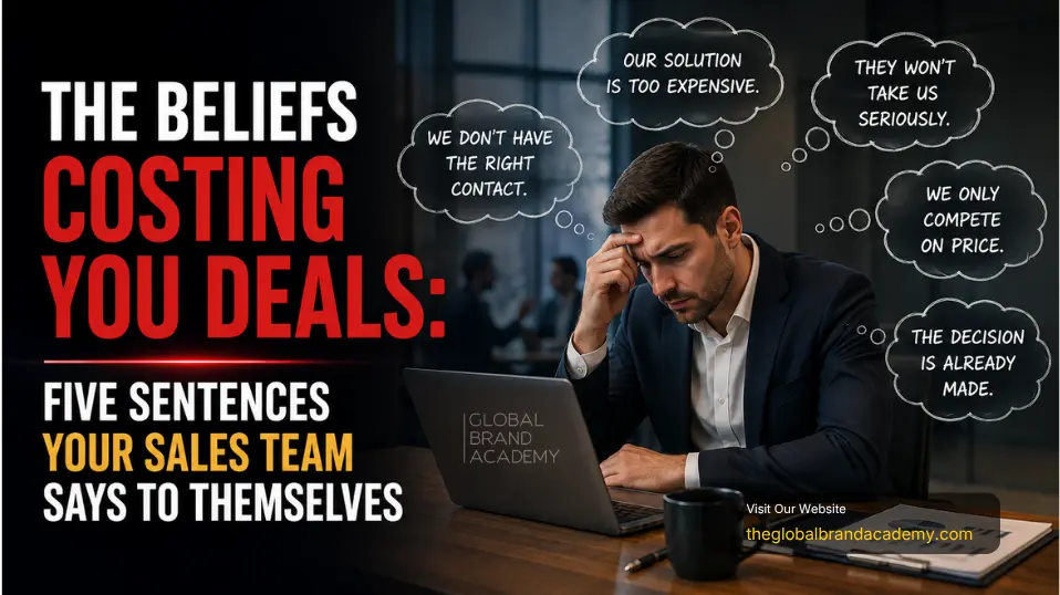 The Beliefs Costing You Deals: Five Sentences Your Sales Team Says to Themselves