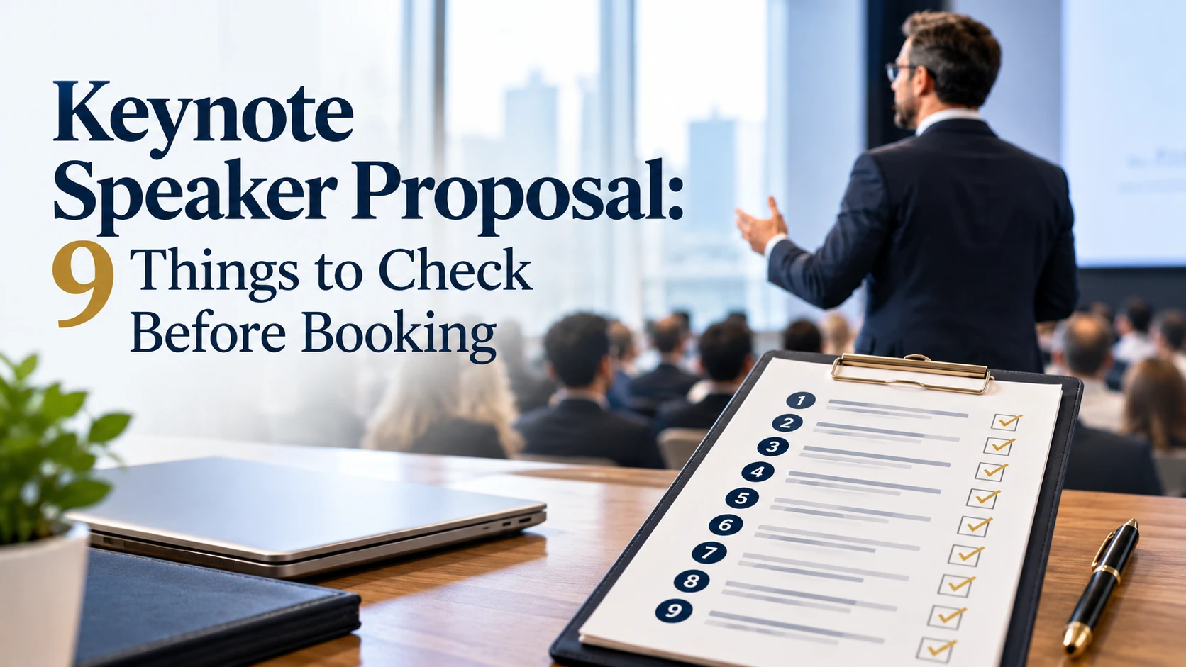 Keynote Speaker Proposal: 9 Things to Check Before Booking Keynote Speaker Proposal: 9 Things to Check Before Booking