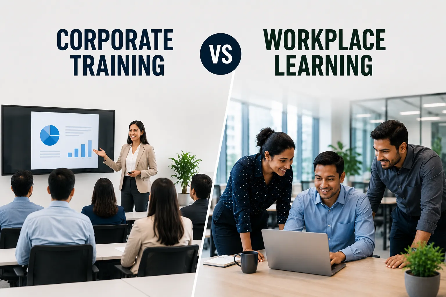 Corporate Training vs Workplace Learning